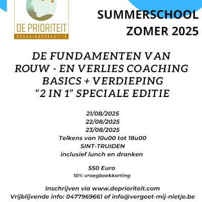 Opleiding tot rouw- en verliescoach Opleiding tot rouw- en verliescoach